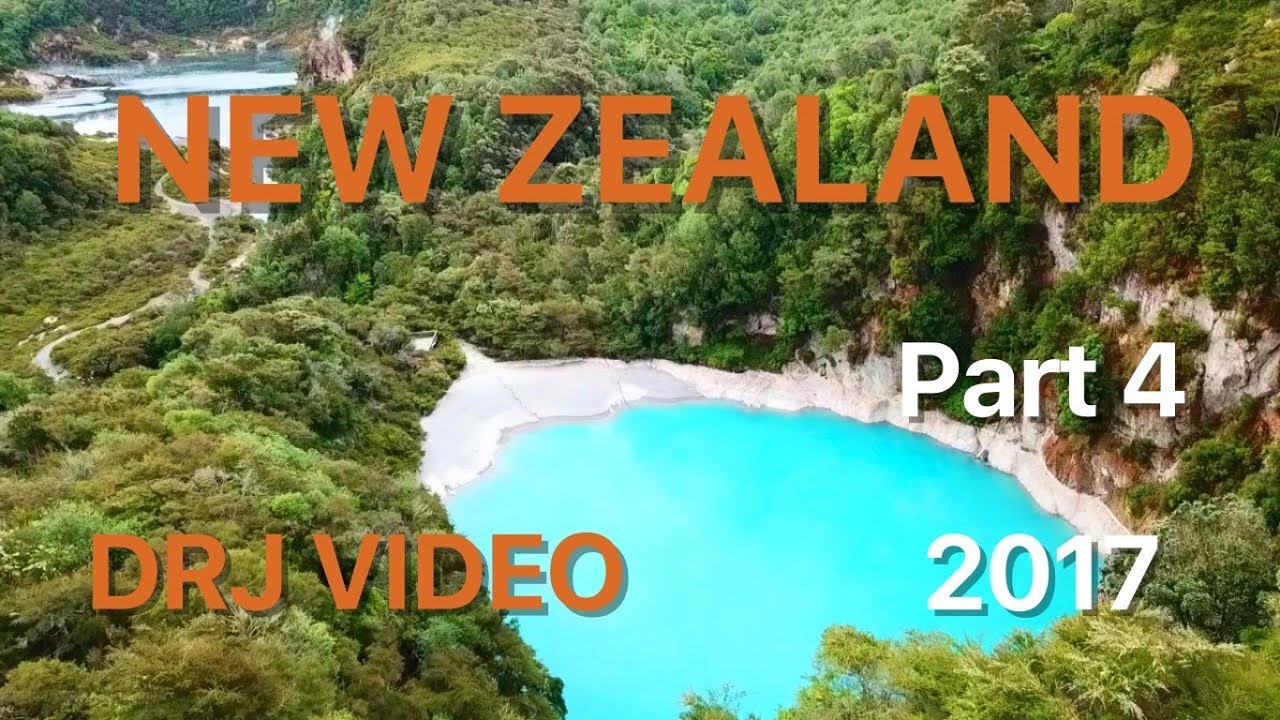 Beautiful views of New Zealand 2017 part 4: Buried village, Volcanic lakes and warm water.