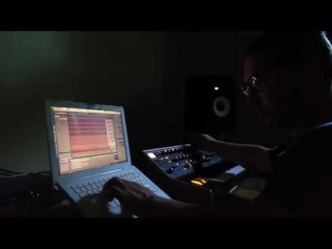 Moog Sub 37 and Ableton, live techno jam.