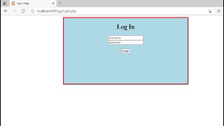 PHP for beginners :Step by step login and logout page with session in php