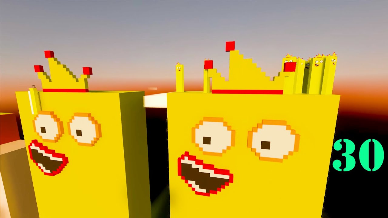 Знакомьтесь с Numberblocks 30 Математика для детей Учимся считать Мультфильмы от 1 до 30 NUMBERBL...