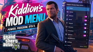 FREE GTA V Kiddions Mod Menu | PC GTA 5 Ehnanced Mod Menu NEW 2026 | GTA V Money Hack &amp; Online Mod
