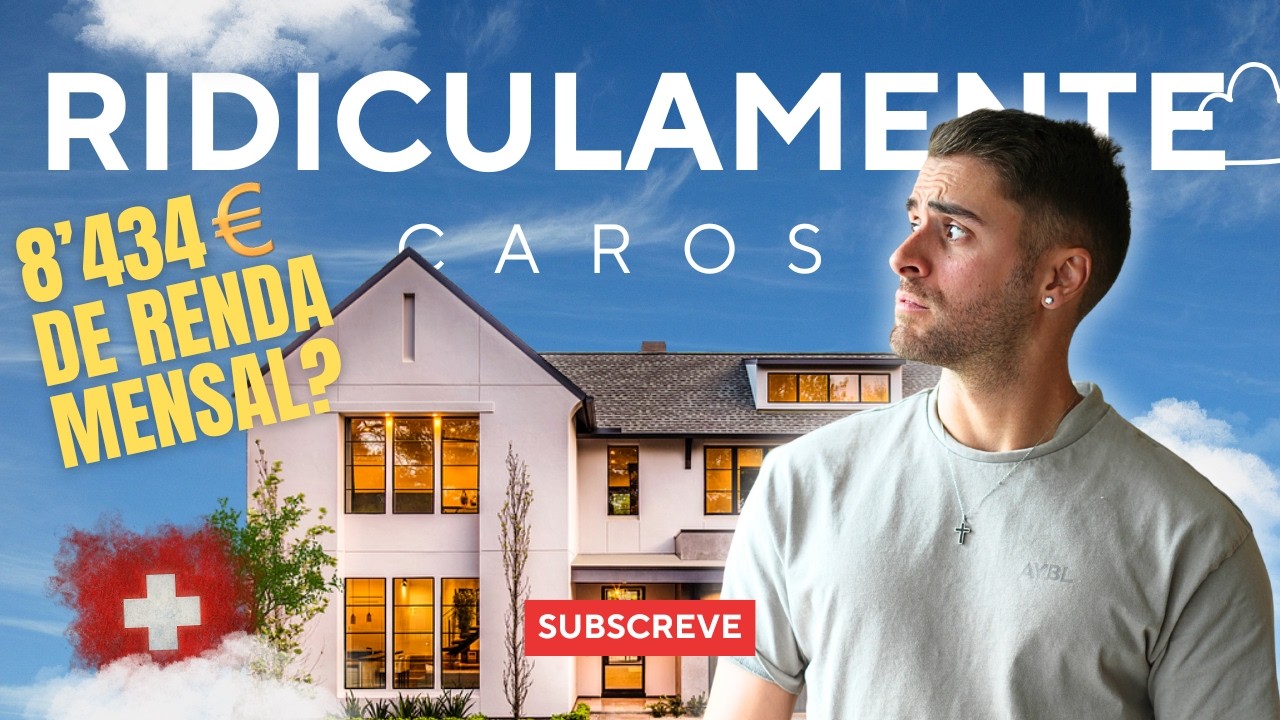 Rendas na Suíça estão absurdas! Vê quanto custa morar aqui 🇨🇭
