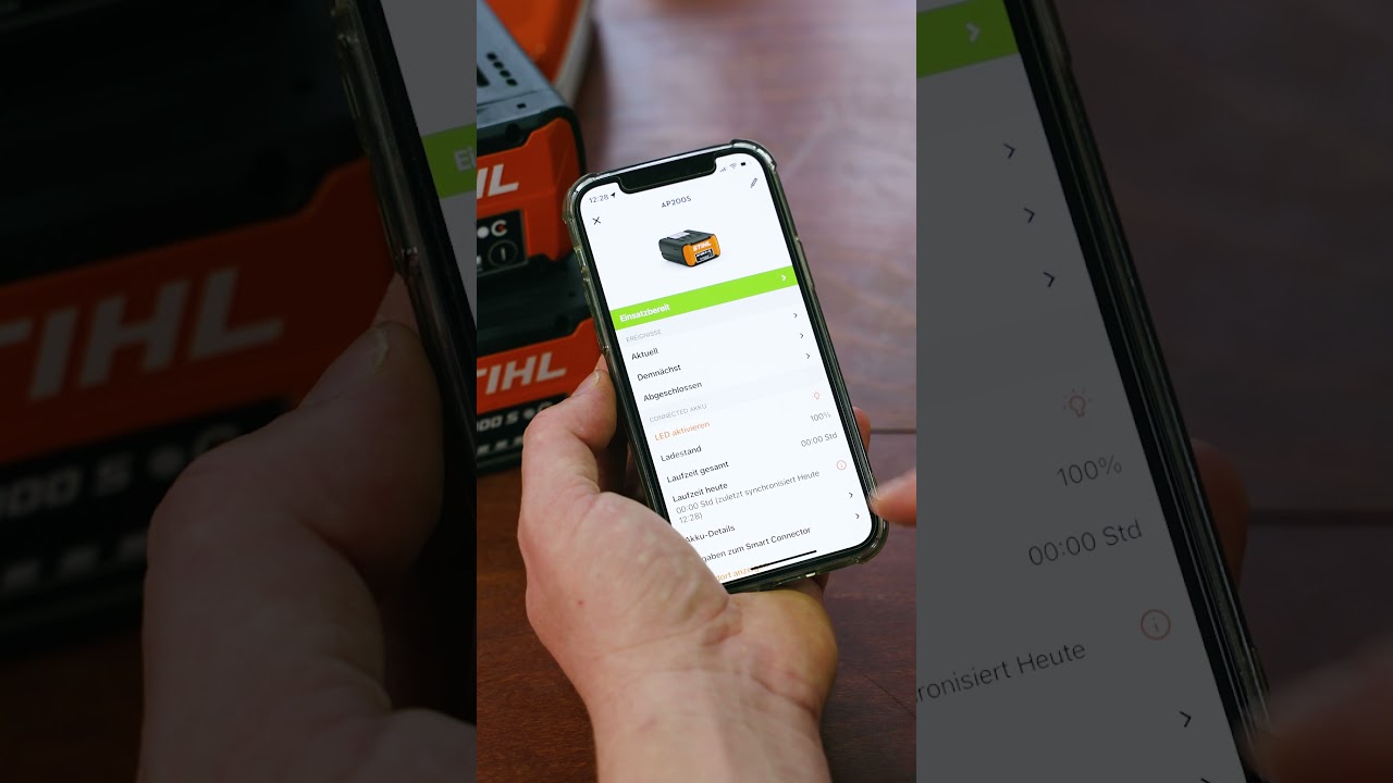 Nah dran: STIHL Connected & Schonendes Laden