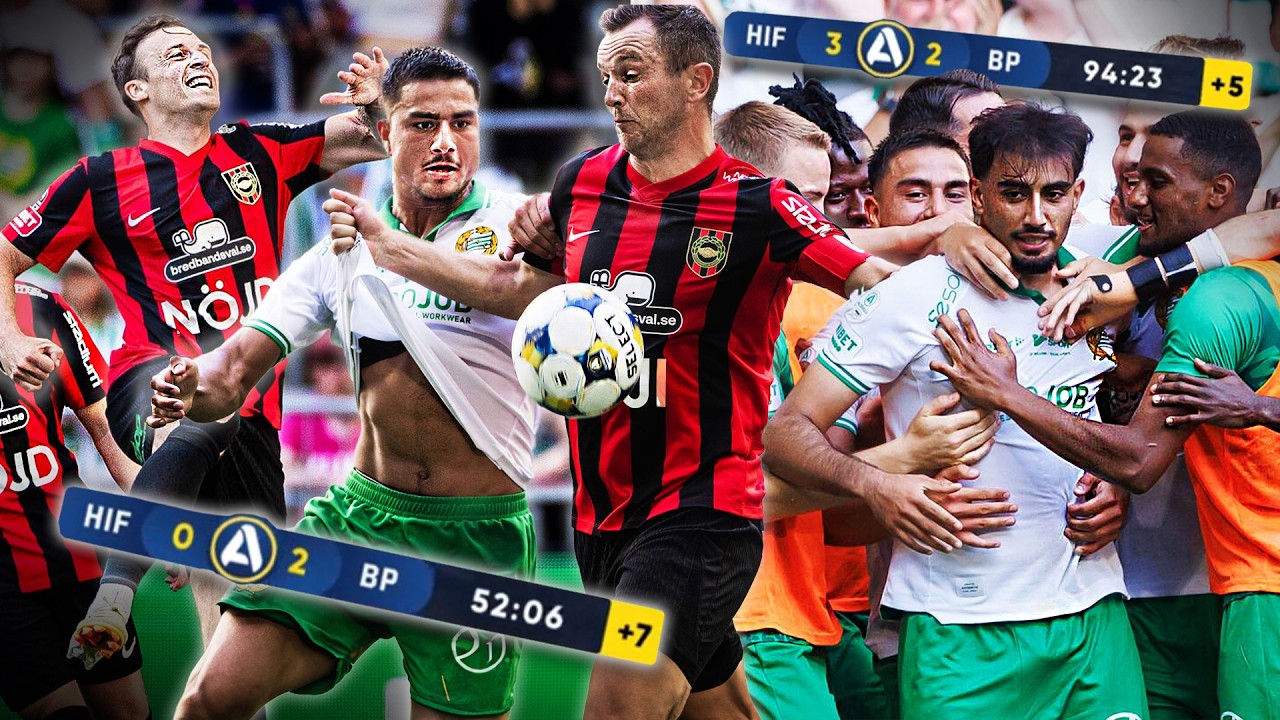 Det här är en av Hammarbys GALNASTE VÄNDNINGAR någonsin! *HELA ANDRA HALVLEK*