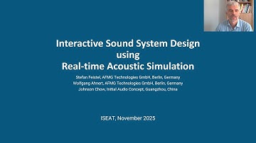 ISEAT 2025: Interactief geluidssysteemontwerp met behulp van realtime akoestische simulatie