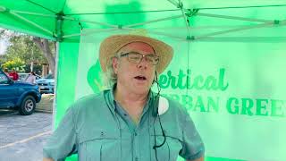 Vertical Herban Greens at the Westchase District Farmers Market