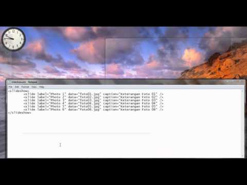 Slideshow dengan XML