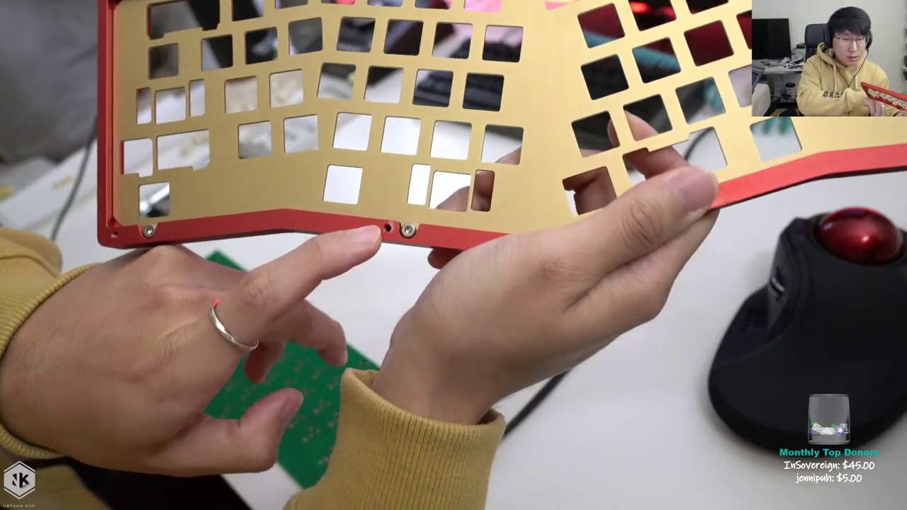 TGR Alice with NovelKeys Cream Switches Build Stream