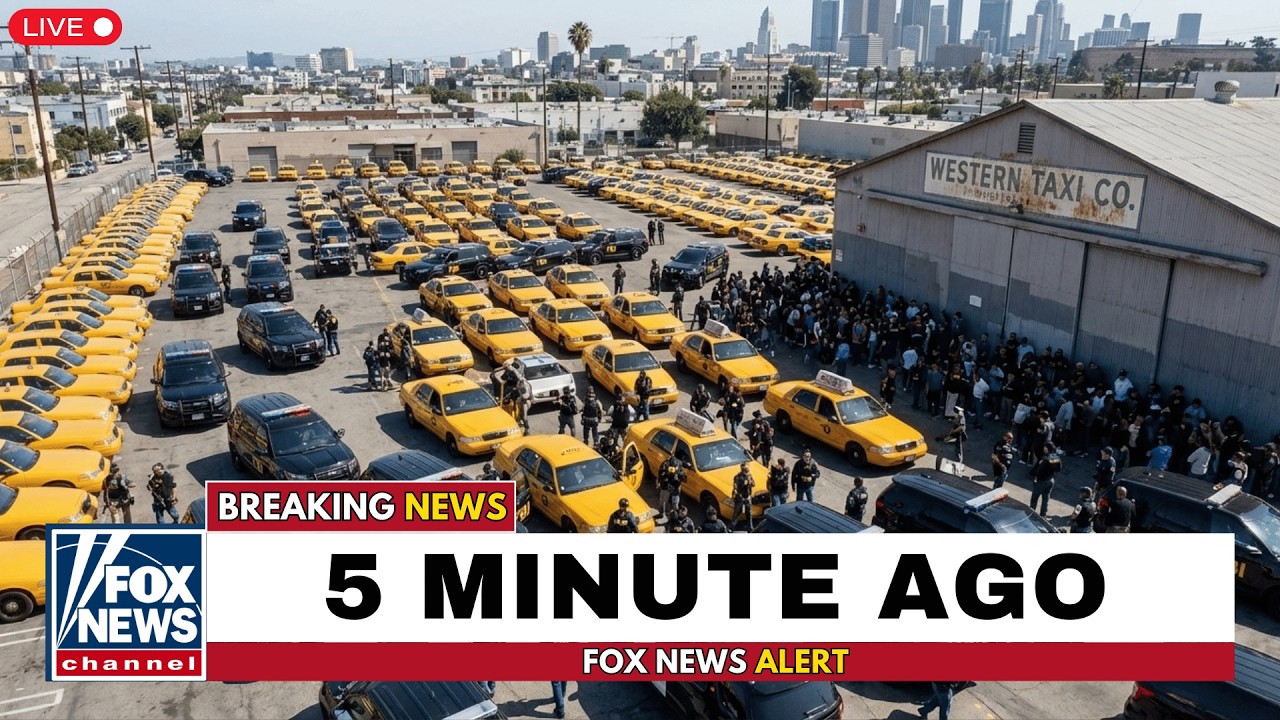 Прямая трансляция рейда: ФБР штурмует таксомоторную компанию в Лос-Анджелесе — вы не поверите, чт...