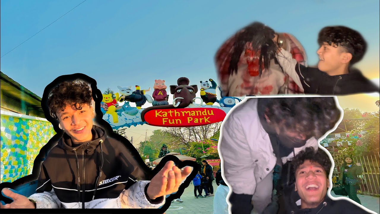 Fun park ma bhoot sanga ladai😡😂||Aayoush Singh Thakuri||#aayuujanta #vlog