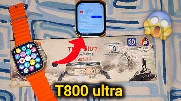 How to open  youtube ✅️ in t800 ultra smart watch 😱 #viral #videoviral #smartwatch 