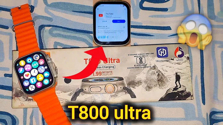 How to open  youtube ✅️ in t800 ultra smart watch 😱 #viral #videoviral #smartwatch 