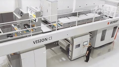 BOBST VISION CI Flexo press