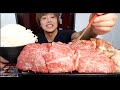 【1人玄関焼肉】ご飯3合と特上カルビだけで網焼き炙り食いしたらうめえええ