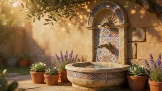 Details Golden Courtyard Fountain | Relaxing Water Sounds & Gentle Breeze Update
