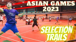 MEIRABA MAISNAM vs BHARATH RAGHAV || Men Singles Selection Trails  Asian Games 2023 || League