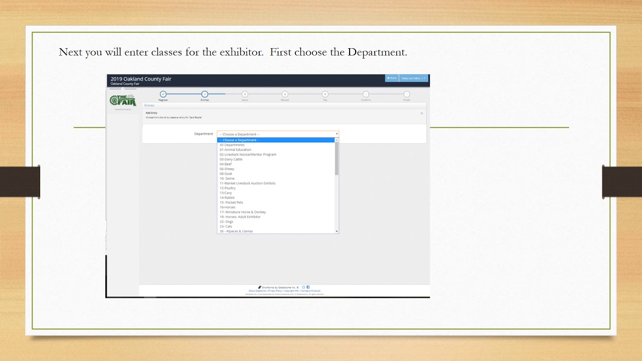 How to Enter the Oakland County Fair