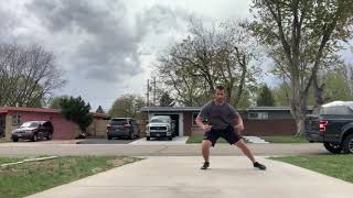 Sub-Max Lateral Shuffle w/ Return and Stick