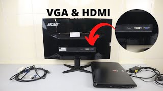 How to Connect Monitor to Laptop VGA and HDMI
