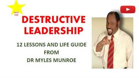 Destructive Leadership