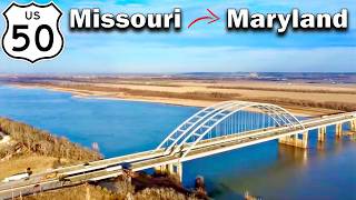 US 50 - 1250 miles, 8 states, and EVERY town along the way from Missouri to Maryland