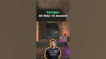 karrigan 4K with MAC-10 on Ancient  #csgo #cs2overpass #counterstrike #gaming