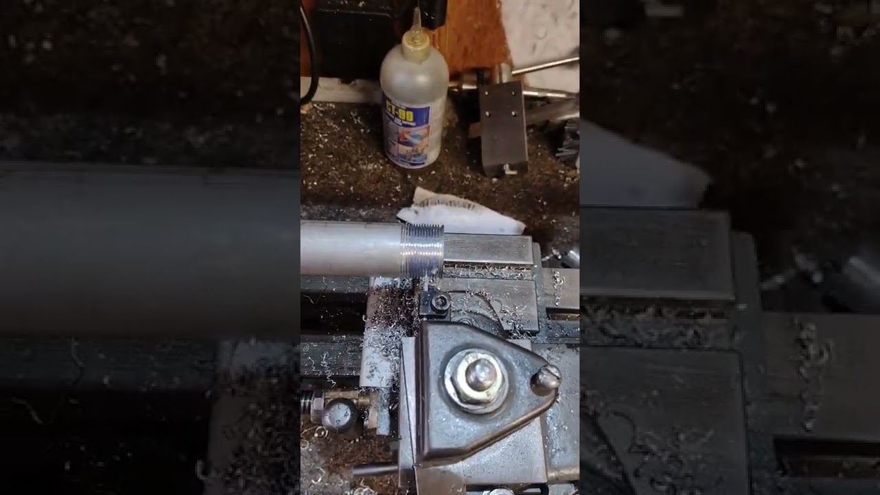 First thread cutting experiment