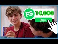 Kid Buys 10,000 Robux With Mom's Credit Card, NO REGRET!