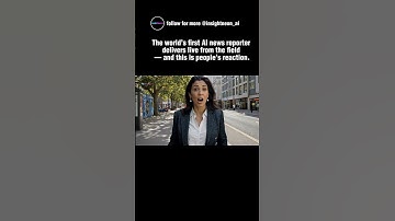 Viewers were surprised when it was revealed at the end that the presenter was fully AI-generated.