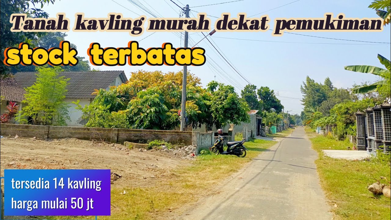 Tanah kavling murah dekat pemukiman( 082194791760 )