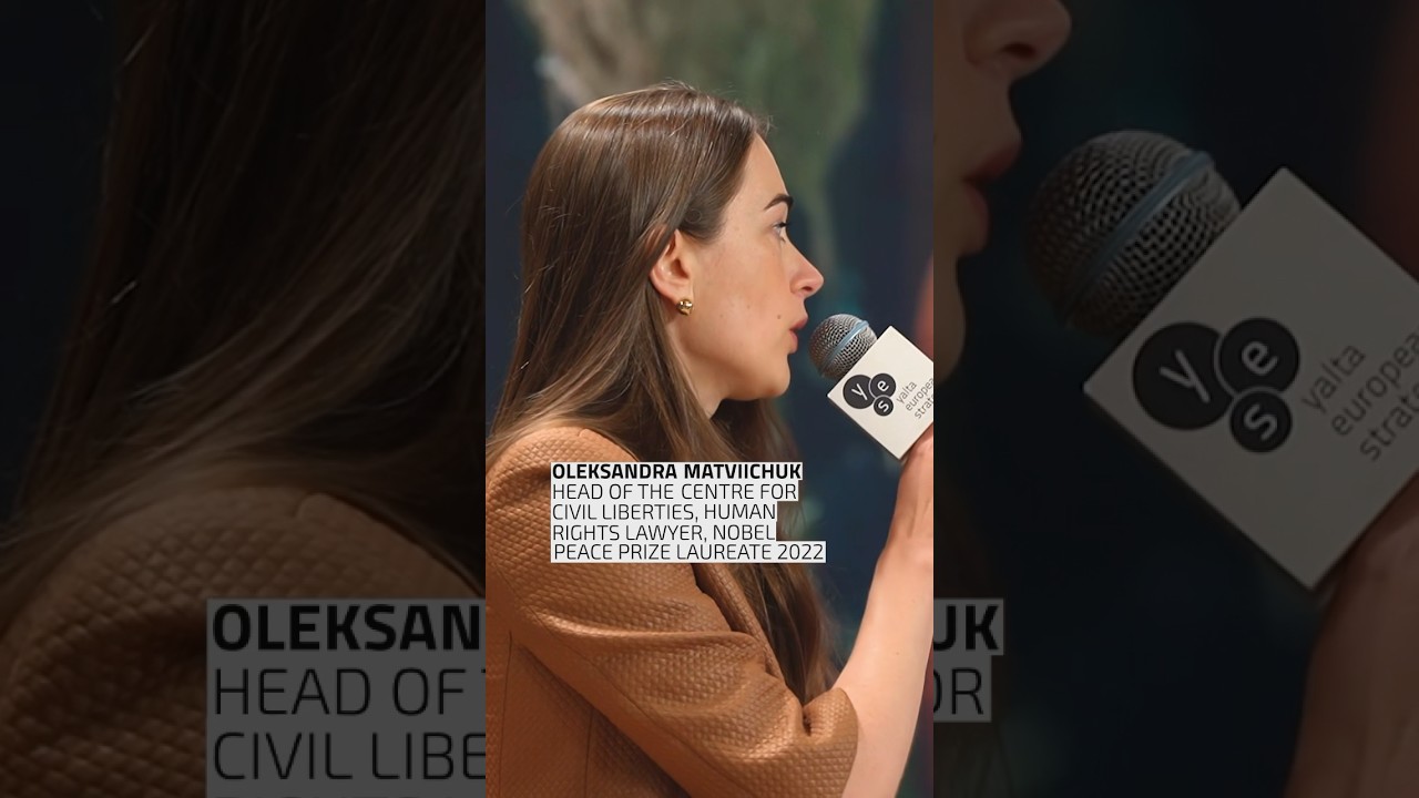 Oleksandra Matviichuk, Head of the Centre for Civil Liberties. #YES20243