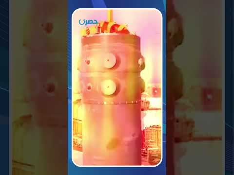 وزنه أكتر من 330 طن وعاء المفاعل الن ووى الأول وصل ميناء الضبعة مصر بتعمل عظمة حصري