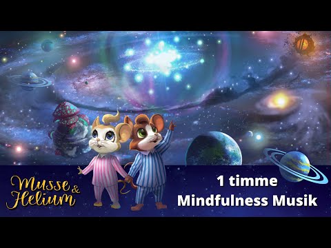 1 timme Avkopplande Mindfulness Musik i Rymden | Meditation | Sovstund | Barnanimation | Avslappning
