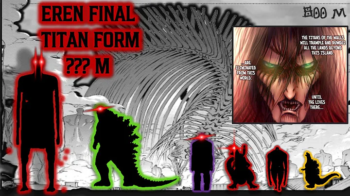 ATTACK ON TITAN SIZE COMPARISON VS GODZILLA SIZE COMPARISON!!