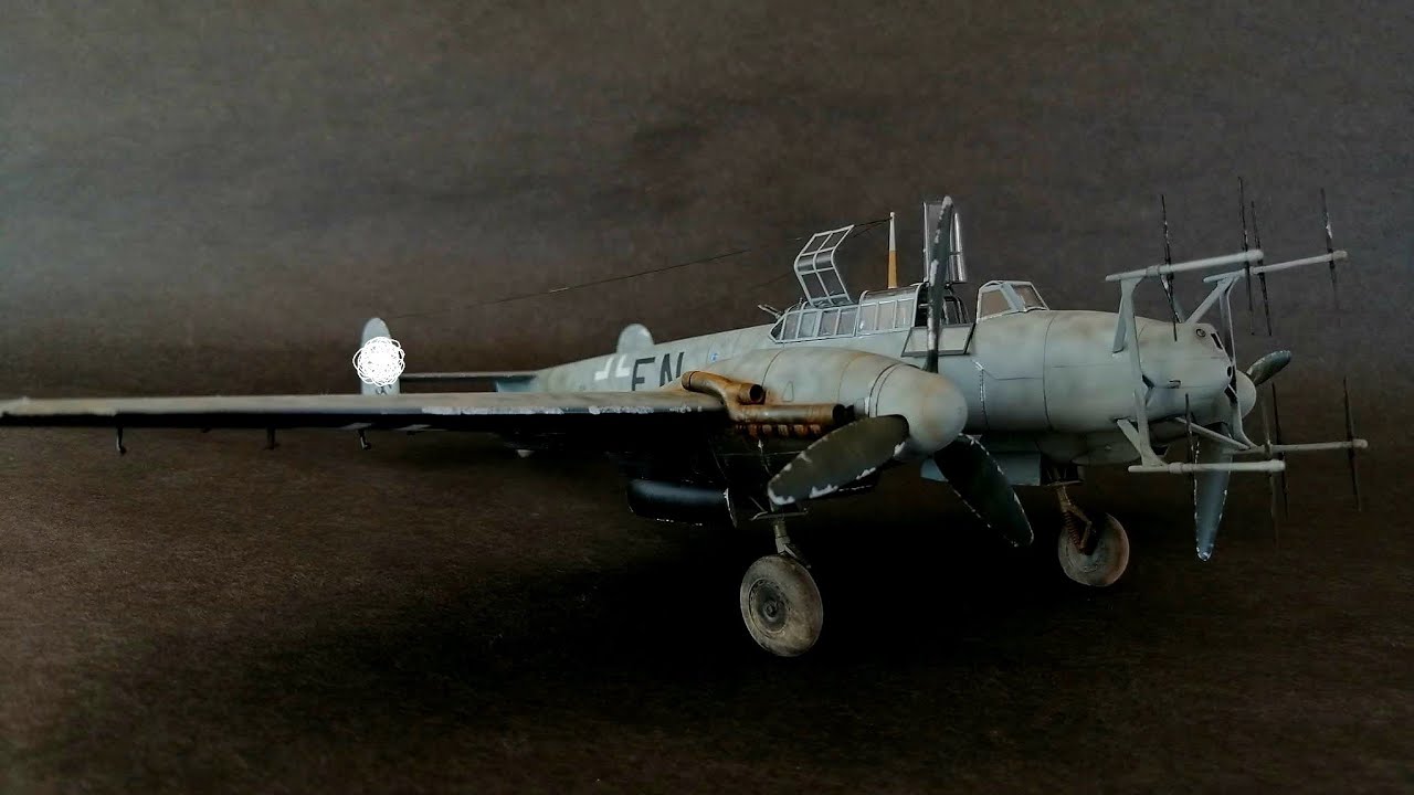 Bf-110 G-4 EDUARD 1/48 Nightfighter Nachtjager mi opinión final.