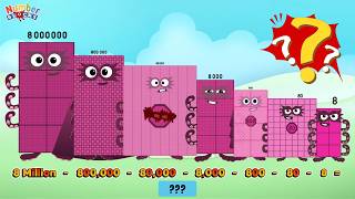 Numberblocks Learn To Subtract From The Biggest Number To Smallest Number Colorart_Id