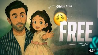 How to make ghibli art in free||how to make ghibli art in chatgpt||ghibli art of cricketer.🥰😘 screenshot 4