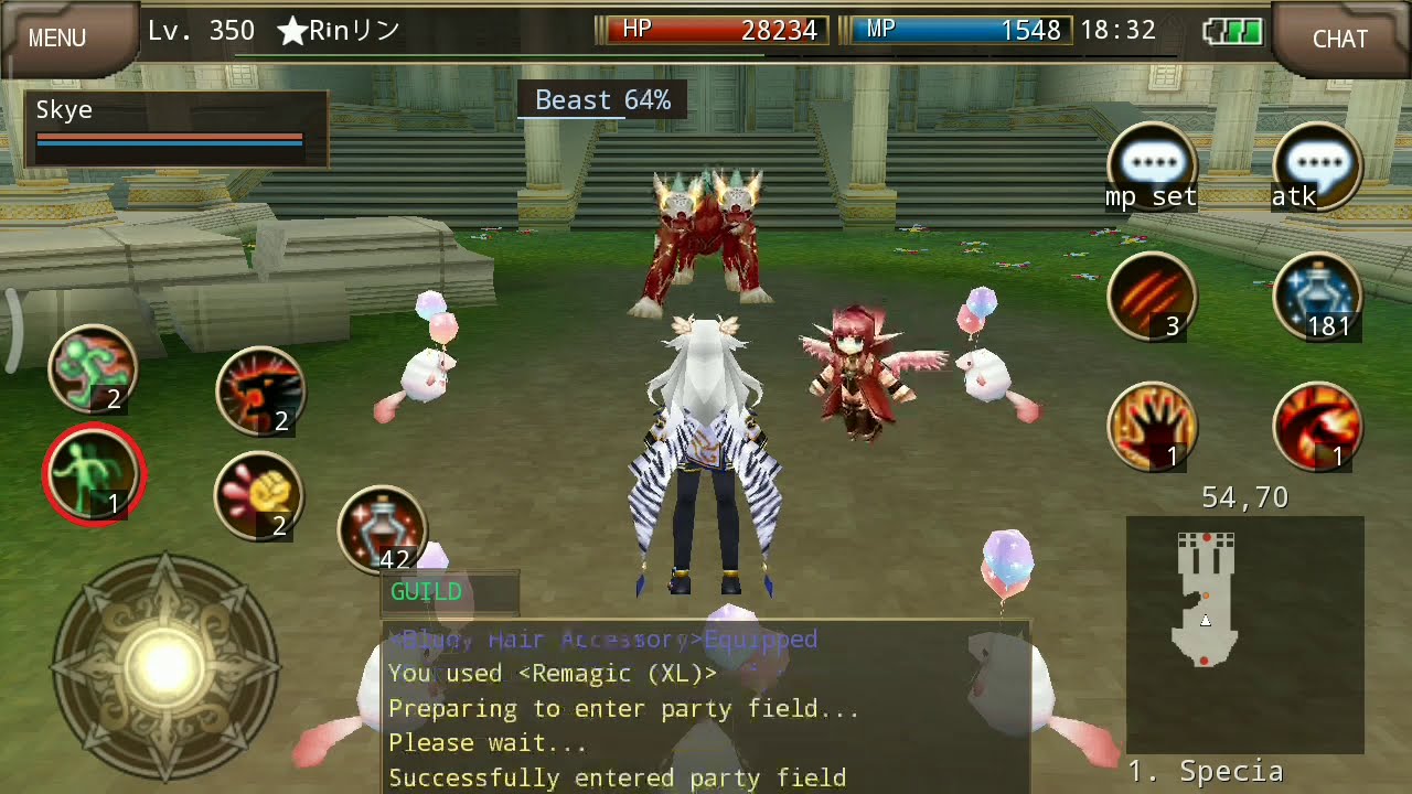 Beast Knight (Rin) Vs Fred Iruna Online