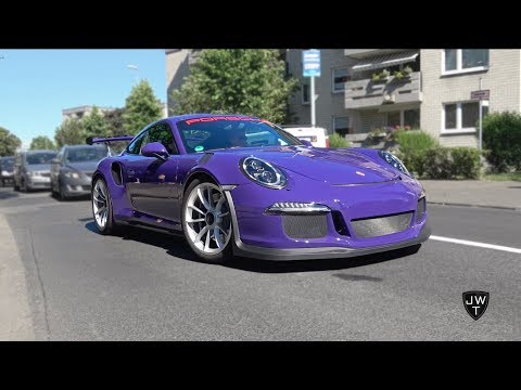 Porsche 911 GT3 RS (4.0) INVASION At Cars & Coffee Dusseldorf! Exhaust SOUNDS!