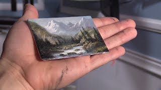 Super Small * Detailed * Landscape Mountain Painting 🎨