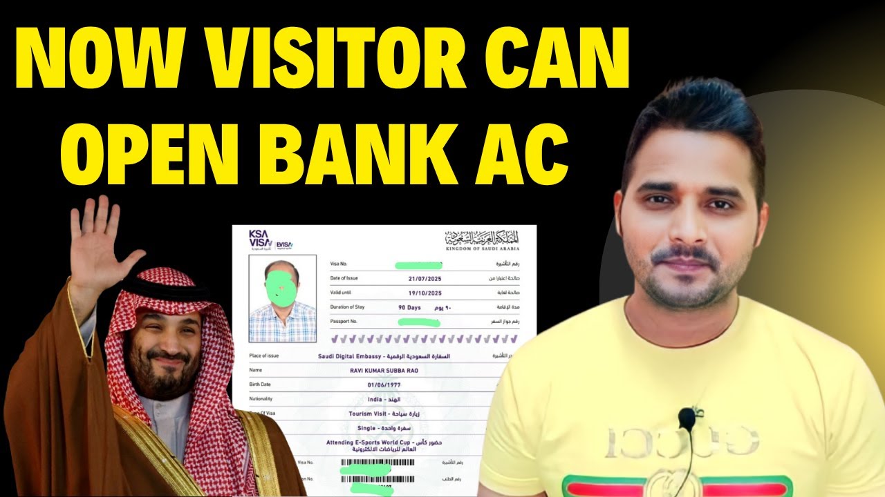 Good News | Visitor Can Open Bank Account in Saudi Arabia | Shanewar Ansari