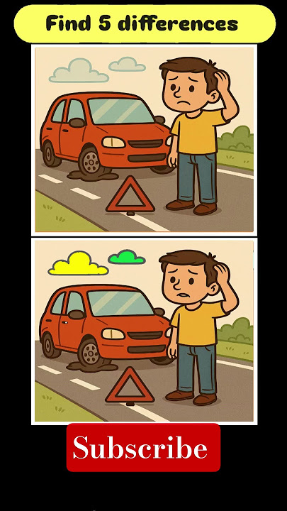 Only genius can find | find 5 differences #shotrs #findthedifference #spotthedifference