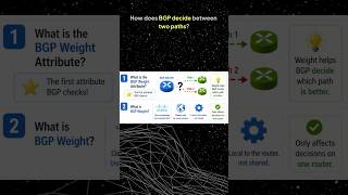 7-BGP Weight Explained in 60 Seconds (First Decision Rule!) #ccie #ccnp #ccna #cisco