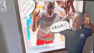 LITTLE BROTHER LOCKED BIG BROTHERS OUT!! MUST WATCH ￼