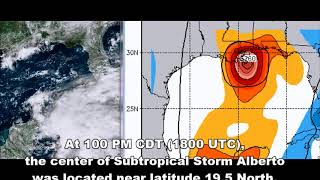 Alberto Could Make Landfall in Biloxi Mississippi on Monday
