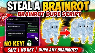 (NO KEY) brainrot dupe script steal a brainrot #viral #scripts #capcut #roblox #fyp