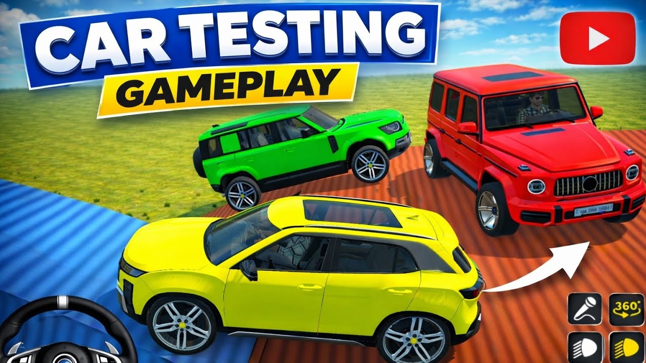 🔥 Extreme Car Testing Gameplay | SUV Stunt Challenge