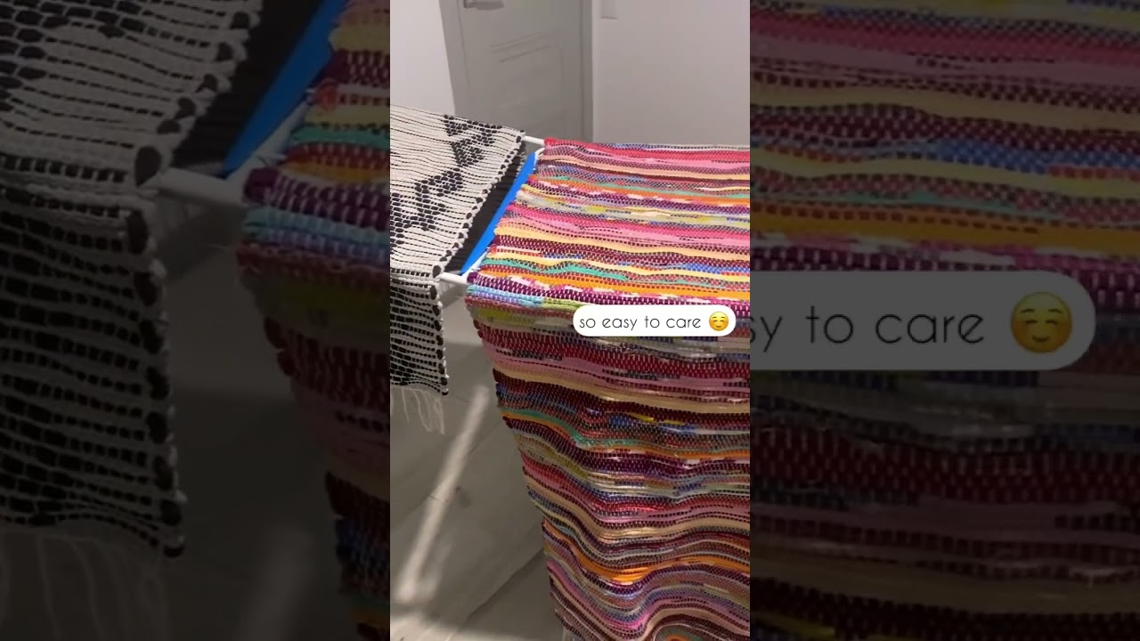 Care and washing hand woven rugs by OldNewTraditions 