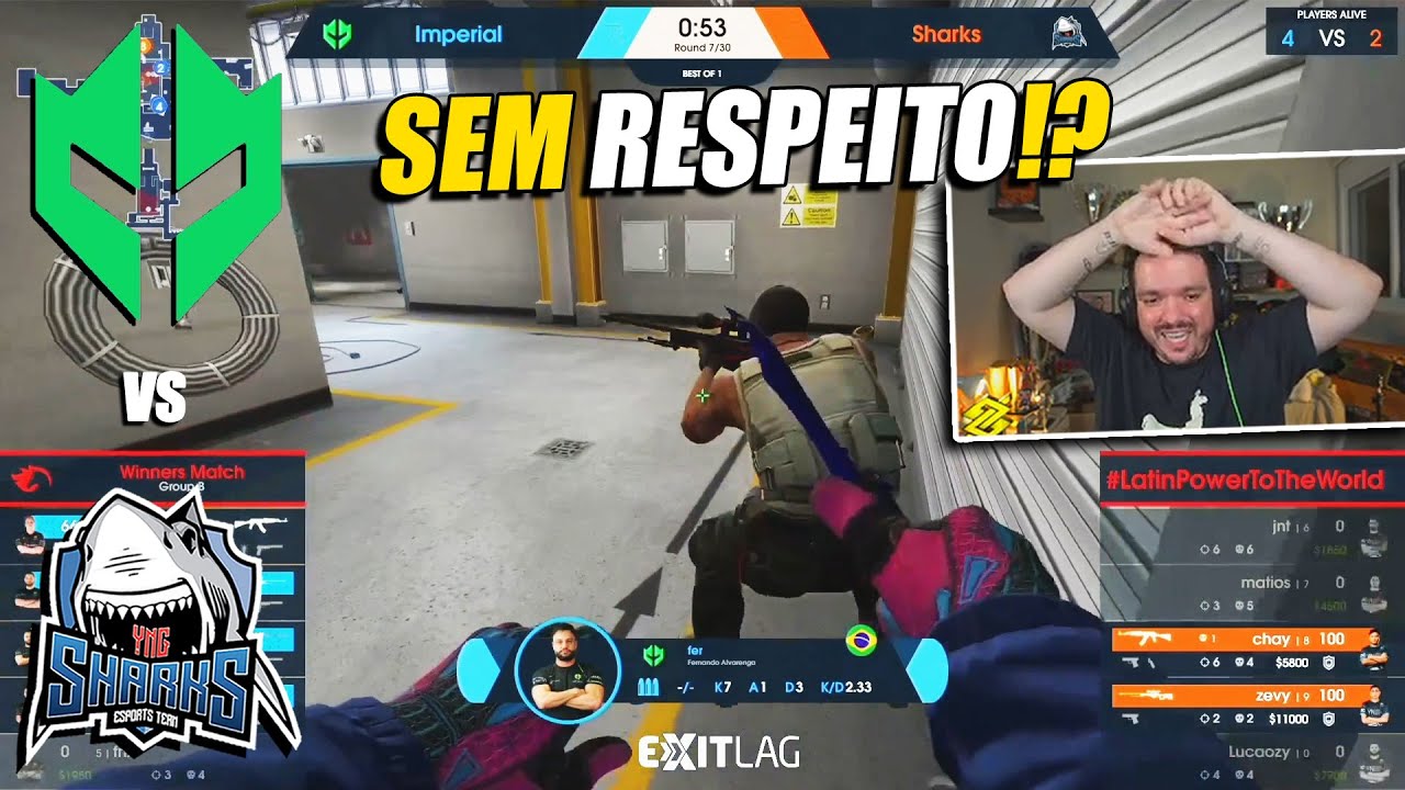 Imperial vs Sharks - BLAST FiReLEAGUE Latin - CSGO HIGHLIGHTS