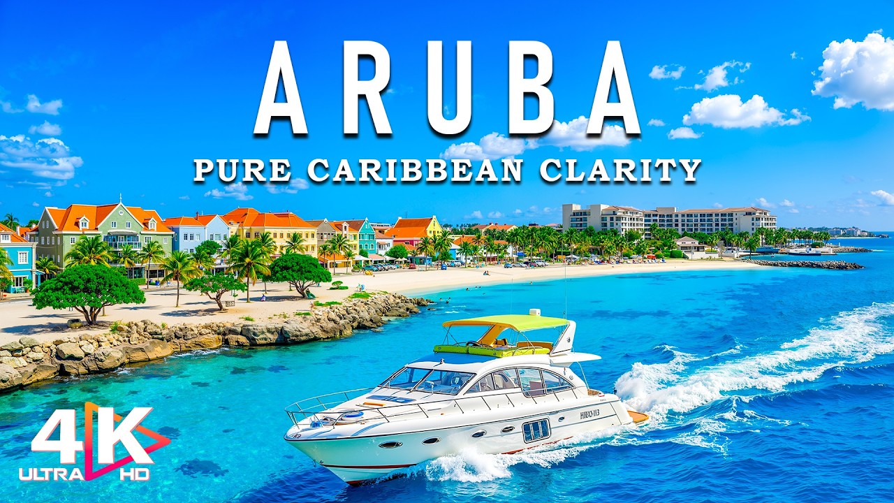 Aruba 2026 4K 🇦🇼 Turquoise Beaches, Hidden Coves & Palm-Fringed Shores | Drone Adventure
